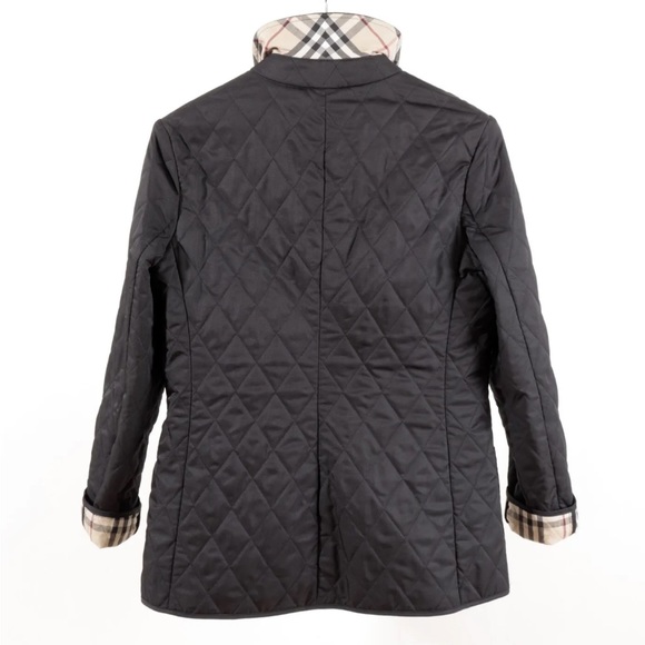 BURBERRY quilted jacket black in size medium - Picture 3 of 8
